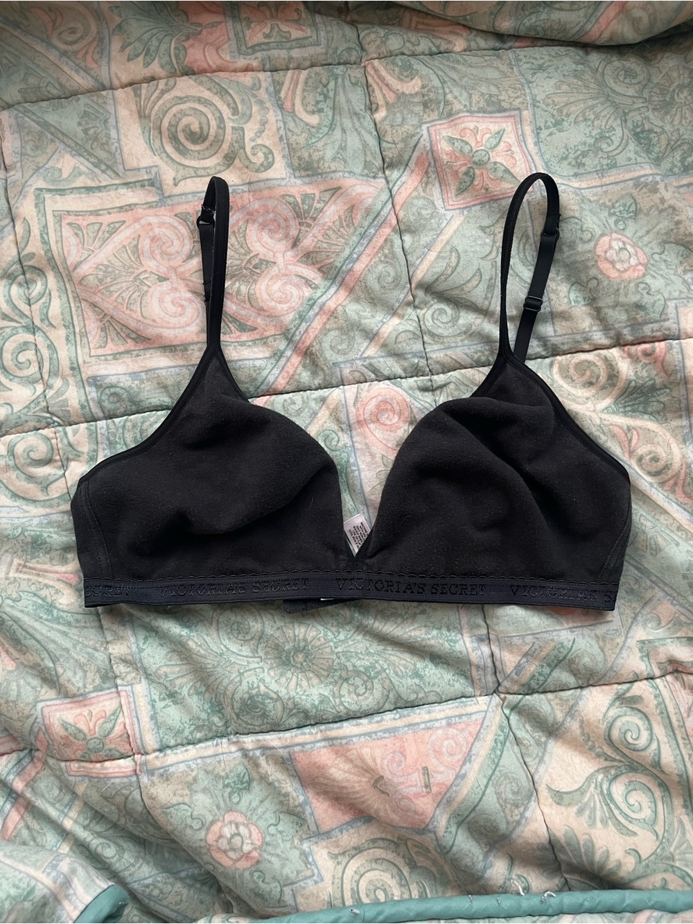 Victoria’s Secret Y2K black unlined bra